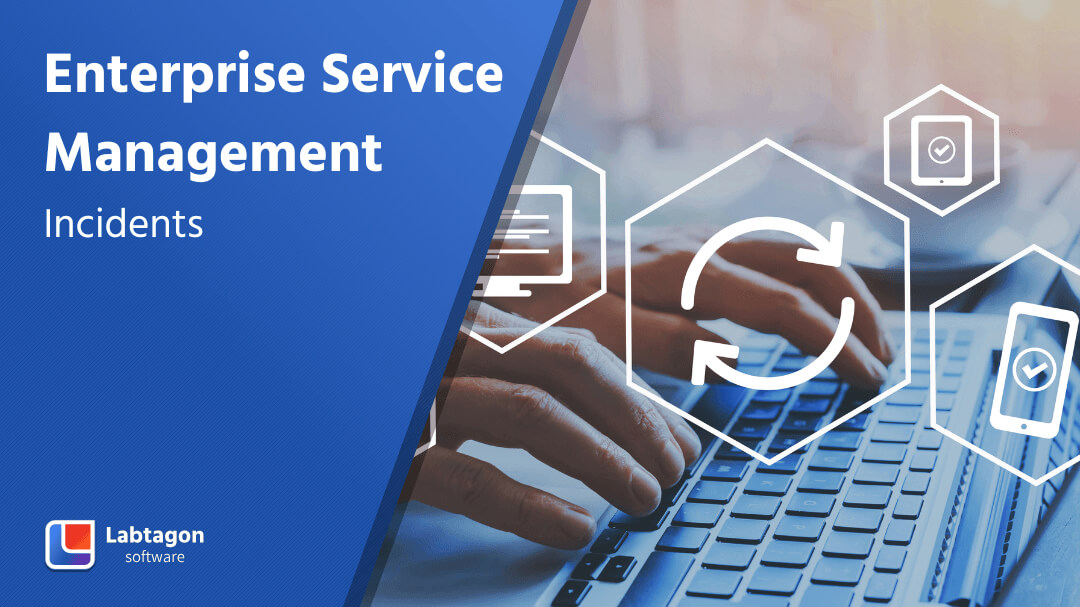 Finger auf der Tastatur, Incidents mit Enterprise Service Mangement bearbeiten